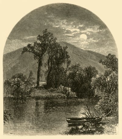 Hoosac河，北亚当斯"，1874年。   作者 WH莫尔斯