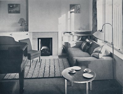 艾尔莎·布斯（Elsa Booth）-起居室，原计划容纳一架大型钢琴，1939年 作者 丹尼斯·莫斯
