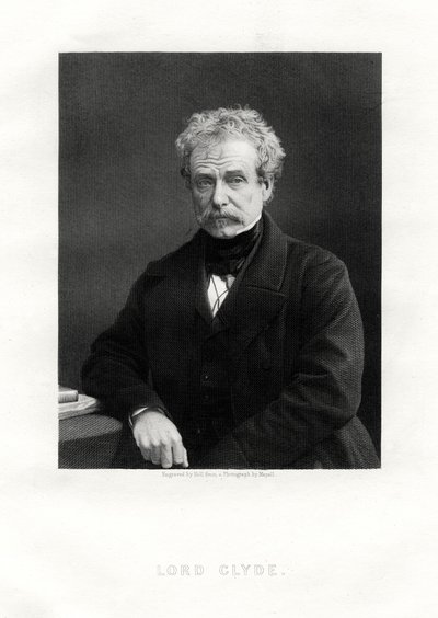 柯林·坎贝尔（Colin Campbell），第1克莱德男爵，苏格兰士兵，十九世纪 作者 霍尔