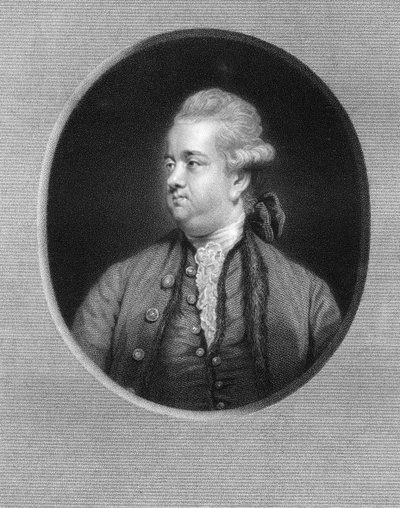 爱德华·吉本（Edward Gibbon），18世纪英国历史学家，1836年。 作者 霍尔