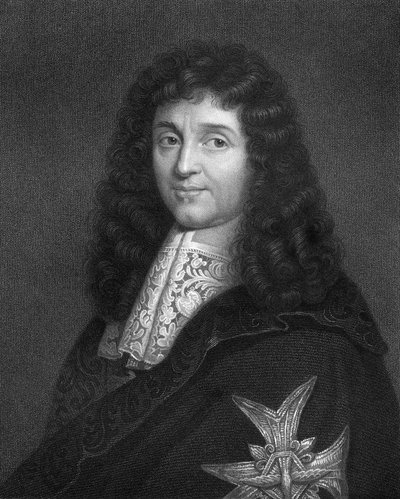 让·巴蒂斯特·科尔伯特（Jean-Baptiste Colbert），17世纪法国政治家，1836年。 作者 霍尔