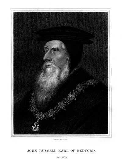 约翰·罗素（John Russell），英国皇家大臣贝德福德（Bedford）第一伯爵，1825年。 作者 霍尔
