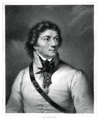 Tadeusz Kosciuszko，波兰和立陶宛民族英雄，将军兼领导人，1833年 作者 霍尔