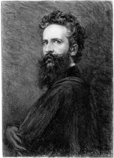 奥地利艺术家汉斯·马卡特（Hans Makart），c1880-1882年。 作者 翁格