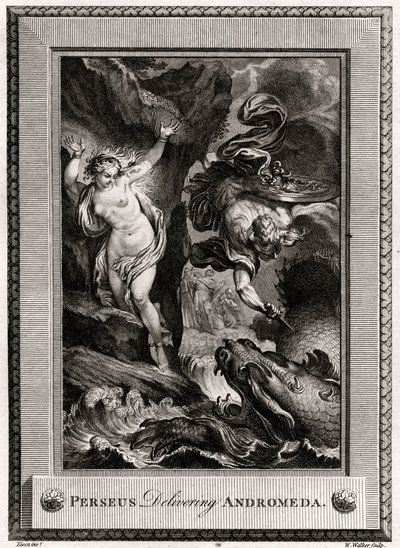 英仙座交付仙女座，1775年 作者 沃克