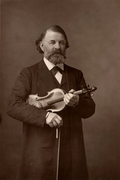约瑟夫·约阿希姆（Joseph Joachim，1831-1907）匈牙利小提琴家、作曲家、柏林音乐学院院长（伍德伯里式） 作者 W 和 D（继唐尼之后）
