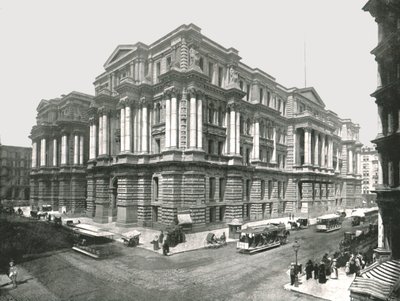 1895年，美国芝加哥，市政厅。 作者 W和S有限公司