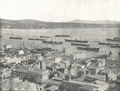博斯普鲁斯海峡，展望奥斯卡帝国，君士坦丁堡，Scutari，1895年。 作者 W和S有限公司
