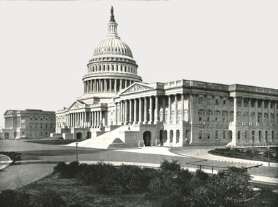 1895年，美国华盛顿特区，国会大厦。 作者 W和S有限公司