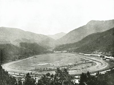 1895年，香港莫里森山的赛马场。 作者 W和S有限公司