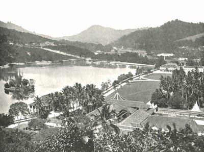 锡兰康提康提夫人霍顿夫人步道上的景色，1895年。 作者 W和S有限公司