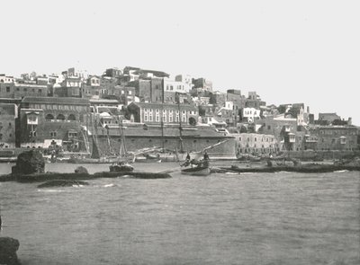 1895年，巴勒斯坦雅法，从海上观看。 作者 W和S有限公司