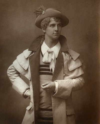 C-海登-科芬，英国演员和歌手，1887年。   作者 瓦莱里