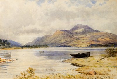 Luss的Ben Lomond 作者 沃勒·休·佩顿
