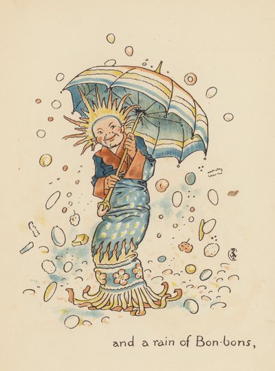 沃尔特-克莱恩为《莱昂内尔传奇》绘制的插图（彩色石版画） 作者 沃尔特（后）起重机