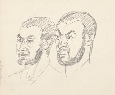 两幅肖像画 作者 沃尔特·巴维格