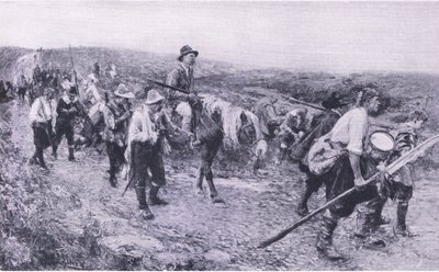 在Sedgemoor之后，1915年英国陆地和海上战役的插图 作者 沃尔特克兰