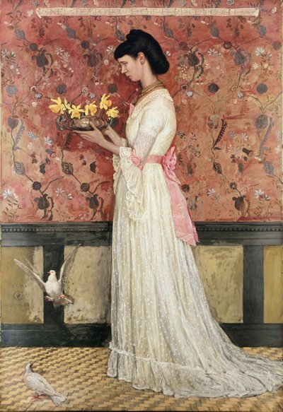英格拉姆-拜沃特夫人，1908年，1872年 作者 沃尔特克兰