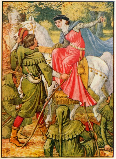罗宾汉和夫人 作者 Walter Crane