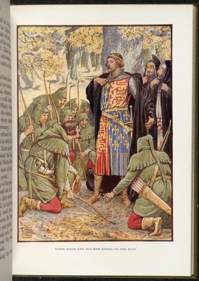 理查一世之前的罗宾汉 作者 Walter Crane