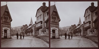 德文郡东德文郡比尔市前街，1913年。 作者 沃尔特·爱德华·泽赫特迈尔