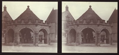 萨默顿市场十字，市场广场，萨默顿，南萨默塞特，萨默塞特，1913年。 作者 沃尔特·爱德华·泽赫特迈尔