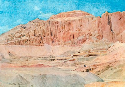 Der El-Bahri（彩色石版印刷） 作者 沃尔特·弗雷德里克·屋顶·廷代尔