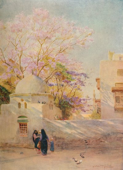 蓝花car，c1905，1912 作者 沃尔特·弗雷德里克·屋顶·廷代尔
