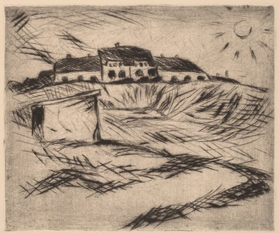 营房营房，1916年。 作者 沃尔特·格拉马特