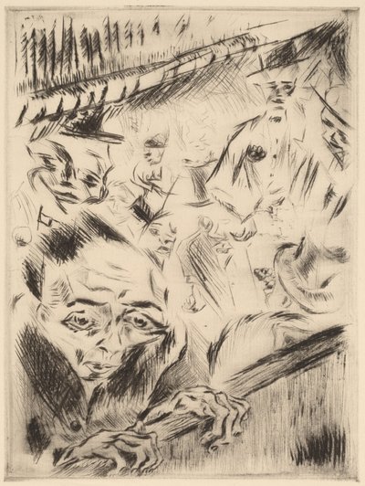 剧院里的罗伯特，1918年。 作者 沃尔特·格拉马特