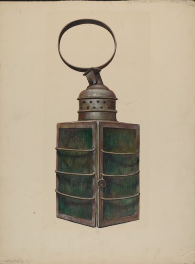 灯笼，约1938年。 作者 沃尔特·霍赫斯特拉瑟