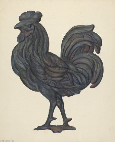 风向标，约1937年。 作者 沃尔特·霍赫斯特拉瑟