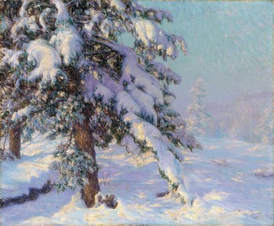 积雪（布面油画） 作者 Walter Launt Palmer