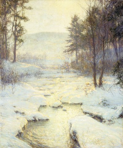冬季的阳光 作者 Walter Launt Palmer