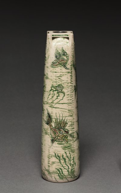 花瓶：鱼，1908年 作者 沃尔特·马丁