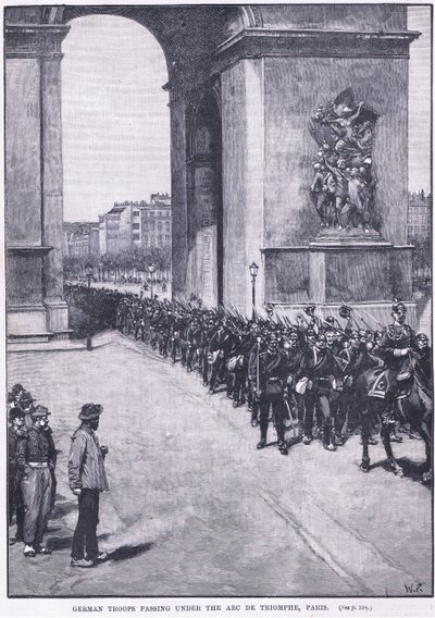 德国军队在公元1871年通过凯旋门 作者 沃尔特·佩吉特