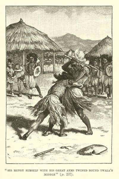 国王Solomons矿山的例证由H Rider Haggard 作者 沃尔特·佩吉特
