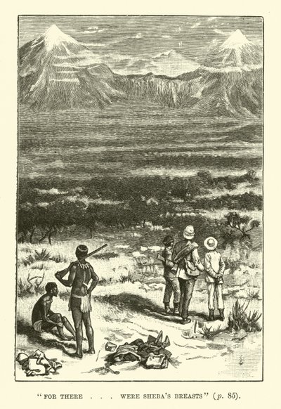 国王Solomons矿山的例证由H Rider Haggard 作者 沃尔特·佩吉特