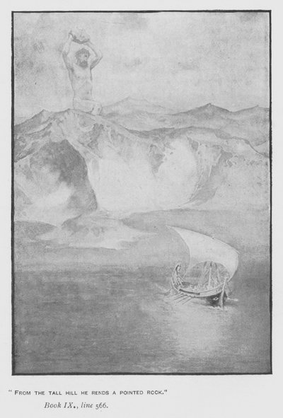 教皇的荷马奥德赛插图（石版画） 作者 沃尔特·佩吉特