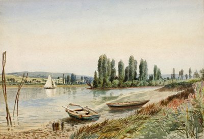 景观，1883年。 作者 沃尔特·巴黎