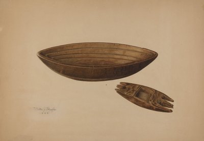 枫糖模具，1939年。 作者 沃尔特·普拉夫克