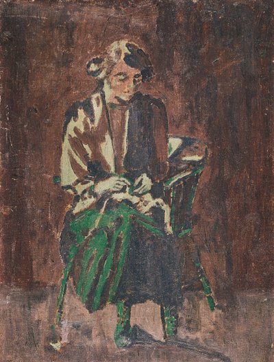 艾伦·西格特（Ellen Sickert），1920年代 作者 沃尔特·理查德·西克特