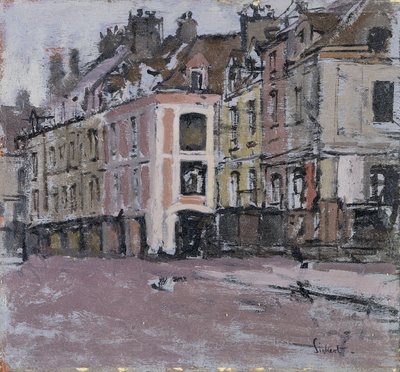 迪耶普（Dieppe）旧商场；迪耶普（Dieppe），老拱廊，约1898-1900年 作者 沃尔特·理查德·西克特