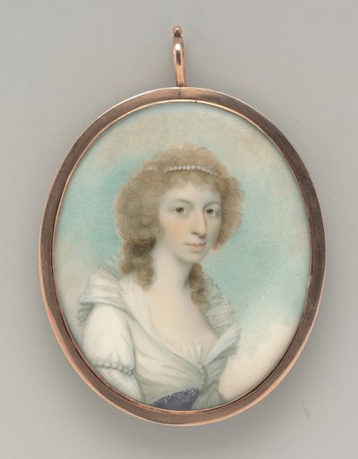 加布里埃尔-马尼戈尔夫人玛格丽特-伊萨德，约。1795. 作者 沃尔特·罗伯逊（Walter Robertson）