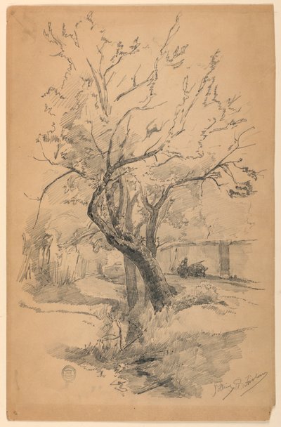 巴伐利亚州波林的一条道路 作者 沃尔特·斯劳（Walter Shirlaw）