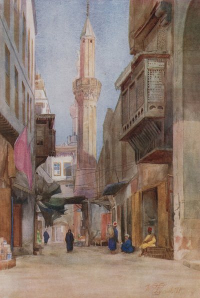 Sharia-el-Azhar，开罗 作者 沃尔特·斯潘塞·斯坦霍普·特惠特