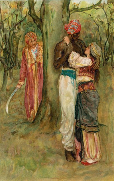 阿拉伯之夜：渔夫的故事 作者 Walter Stanley Paget