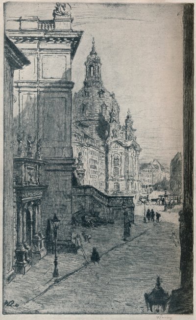 Judenhof，德累斯顿，c1913 作者 沃尔特·泽辛
