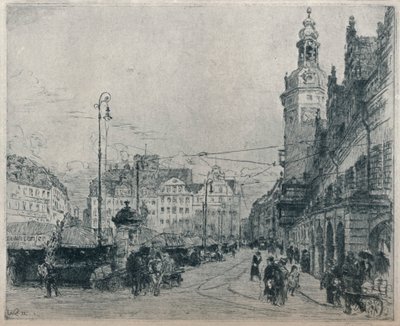 莱比锡市场广场（c1913） 作者 沃尔特·泽辛