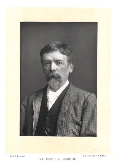 George Du Maurier，英国作家和艺术家，约1895年。 作者 魔杖唐尼